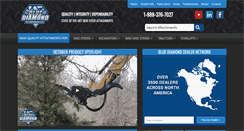 Desktop Screenshot of bluediamondattachments.com