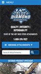 Mobile Screenshot of bluediamondattachments.com